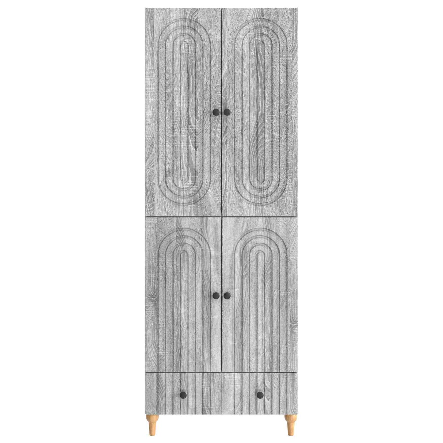 Cabinet Set 2 pcs 66 x 34.5 x 95 cm Engineered Wood