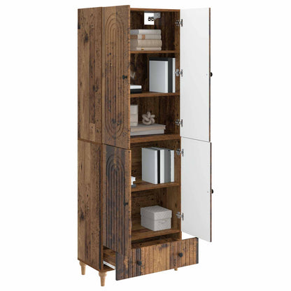 Cabinet Set 2 pcs 66 x 34.5 x 95 cm Engineered Wood