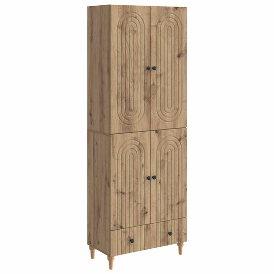 Cabinet Set 2 pcs Engineered Wood