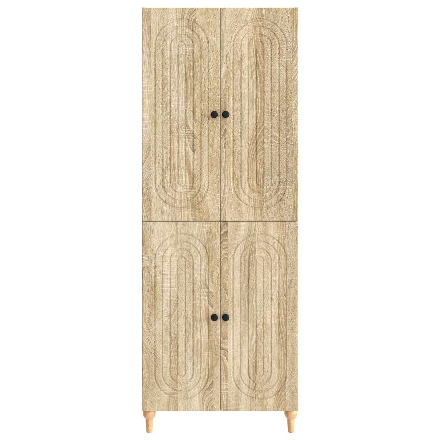 Cabinet Set 2 pcs 66 x 34.5 x 90 cm Engineered Wood