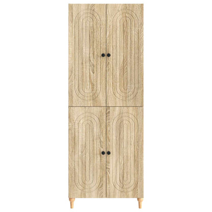 Cabinet Set 2 pcs 66 x 34.5 x 90 cm Engineered Wood