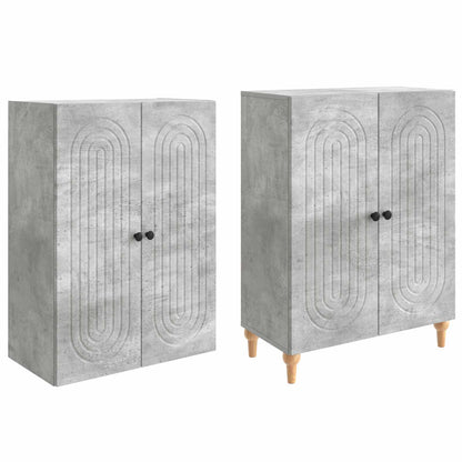 Cabinet Set 2 pcs 66 x 34.5 x 90 cm Engineered Wood