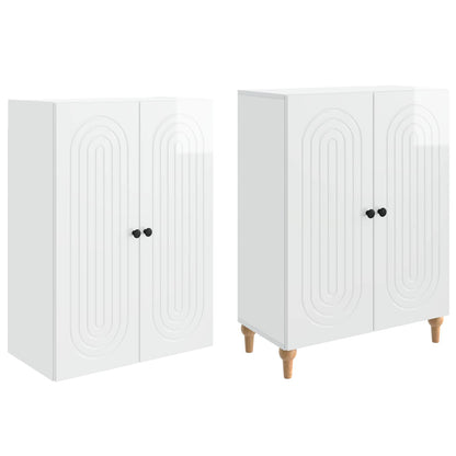 Cabinet Set 2 pcs 66 x 34.5 x 90 cm Engineered Wood