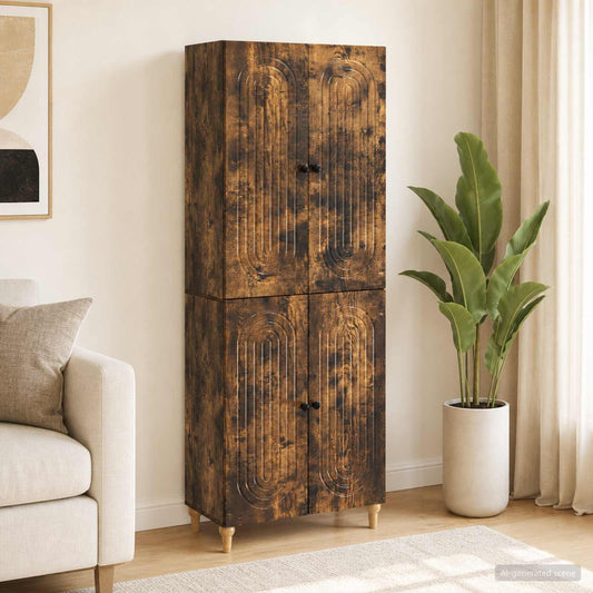 Cabinet Set 2 pcs Engineered Wood