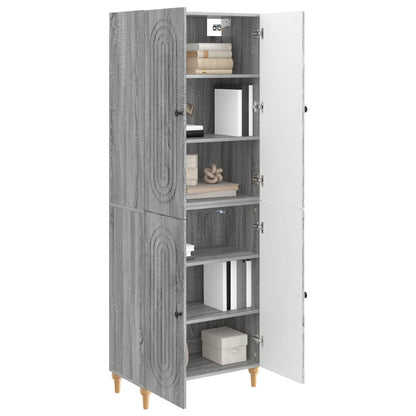 Cabinet Set 2 pcs 66 x 34.5 x 90 cm Engineered Wood