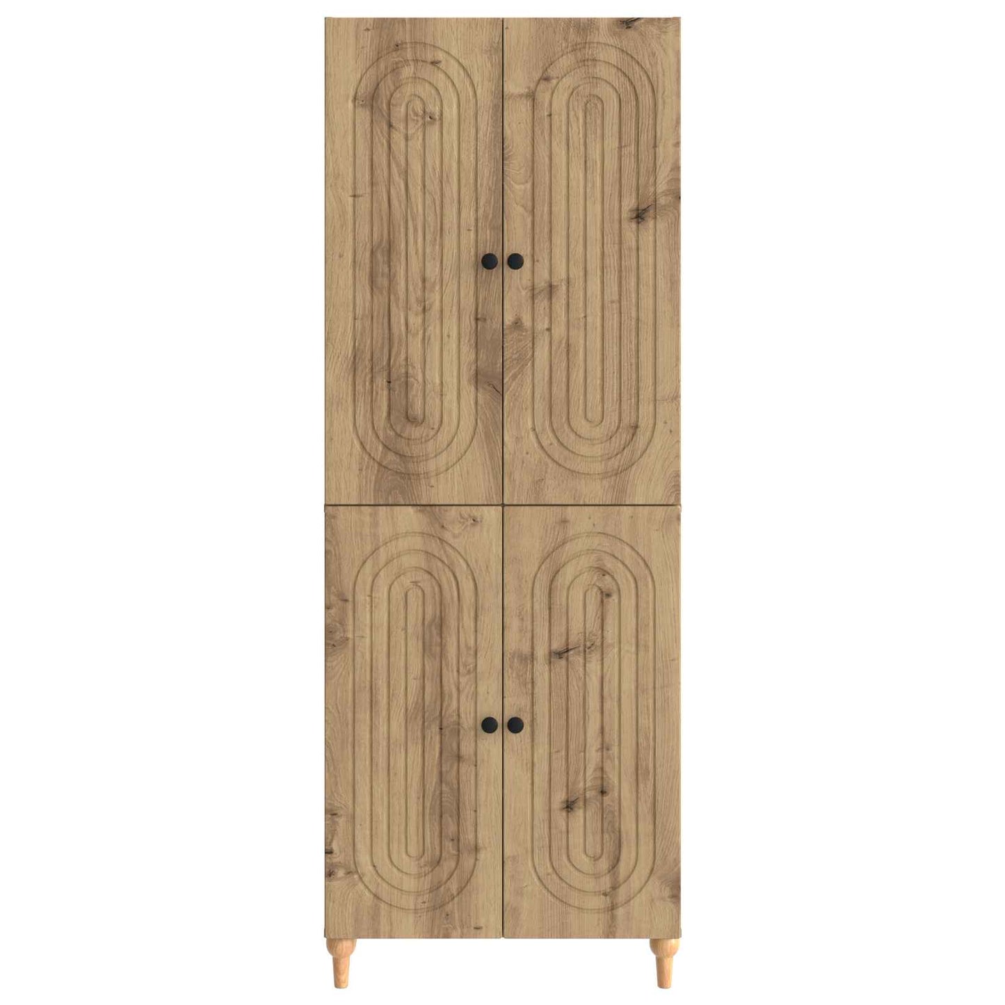 Cabinet Set 2 pcs 66 x 34.5 x 90 cm Engineered Wood