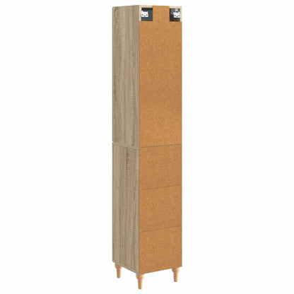 Cabinet Set 2 pcs Sonoma Oak Engineered Wood