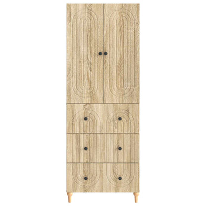 Cabinet Set 2 pcs 66 x 34.5 x 90 cm Engineered Wood
