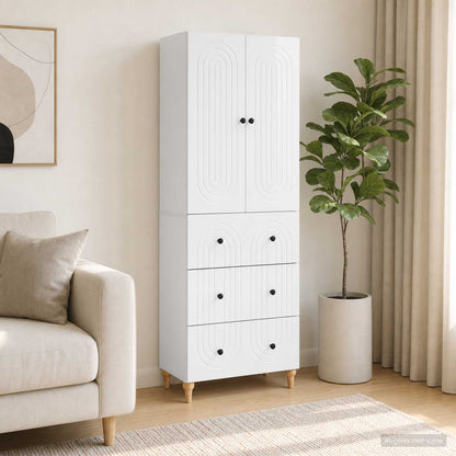 Cabinet Set 2 pcs Engineered Wood