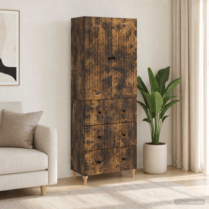 Cabinet Set 2 pcs Engineered Wood
