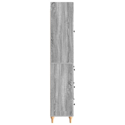 Cabinet Set 2 pcs Grey Sonoma 66 x 34.5 x 90 cm Engineered Wood
