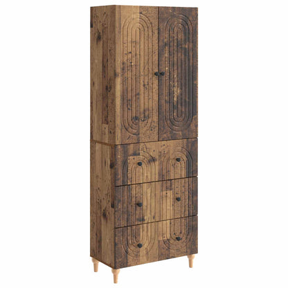 Cabinet Set 2 pcs 66 x 34.5 x 90 cm Engineered Wood