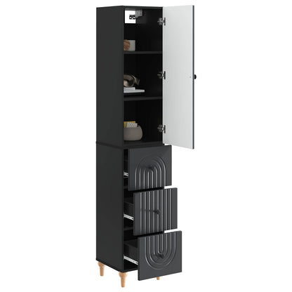 Cabinet Set 2 pcs 33 x 34.5 x 90 cm Engineered Wood