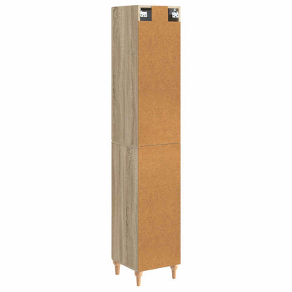 Cabinet Set 2 pcs 33 x 34.5 x 90 cm Engineered Wood