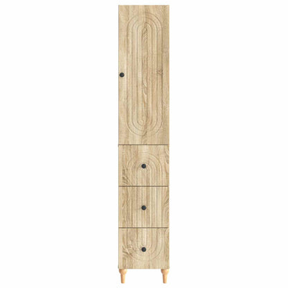 Cabinet Set 2 pcs 33 x 34.5 x 90 cm Engineered Wood
