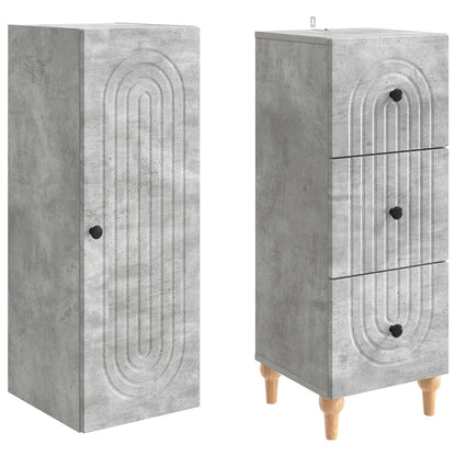 Cabinet Set 2 pcs 33 x 34.5 x 90 cm Engineered Wood