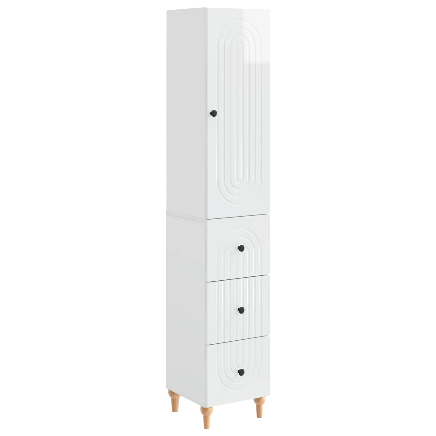 Cabinet Set 2 pcs 33 x 34.5 x 90 cm Engineered Wood