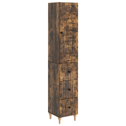Cabinet Set 2 pcs Engineered Wood