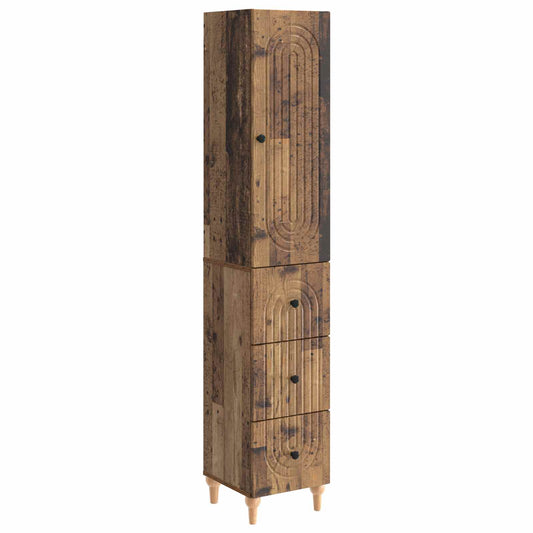 Cabinet Set 2 pcs Engineered Wood
