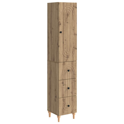 Cabinet Set 2 pcs 33 x 34.5 x 90 cm Engineered Wood