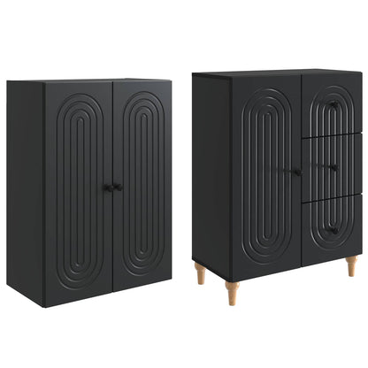 Cabinet Set 2 pcs 66 x 34.5 x 90 cm Engineered Wood