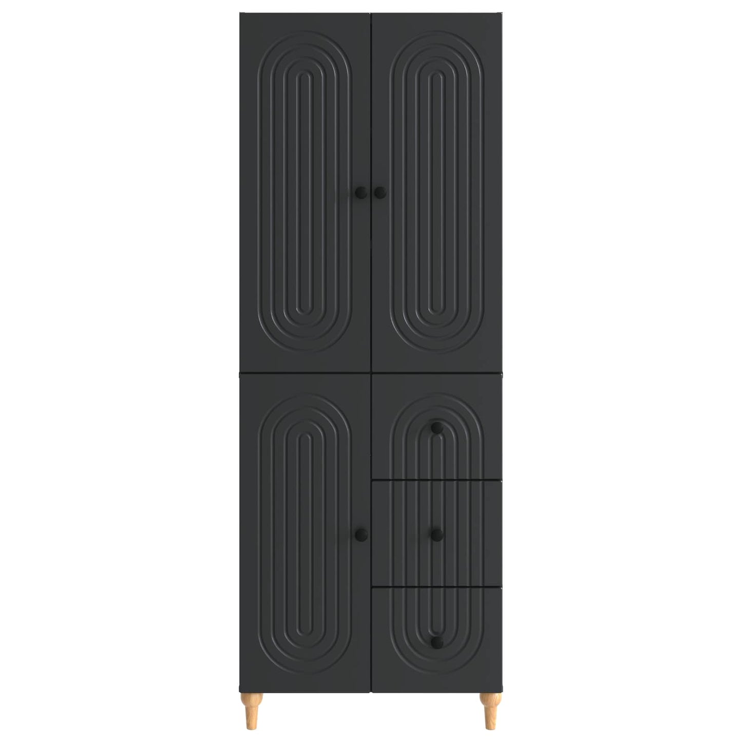 Cabinet Set 2 pcs 66 x 34.5 x 90 cm Engineered Wood