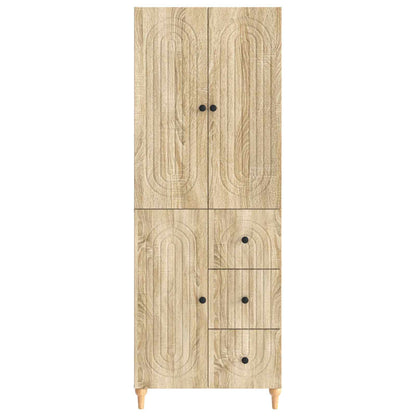 Cabinet Set 2 pcs 66 x 34.5 x 90 cm Engineered Wood