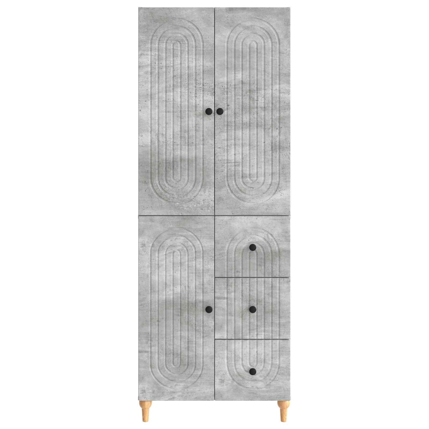 Cabinet Set 2 pcs 66 x 34.5 x 90 cm Engineered Wood