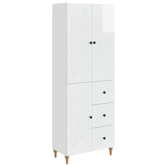 Cabinet Set 2 pcs Engineered Wood