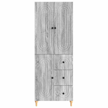 Cabinet Set 2 pcs 66 x 34.5 x 90 cm Engineered Wood