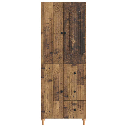 Cabinet Set 2 pcs 66 x 34.5 x 90 cm Engineered Wood