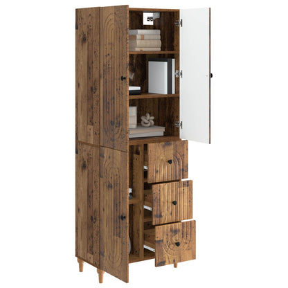 Cabinet Set 2 pcs 66 x 34.5 x 90 cm Engineered Wood