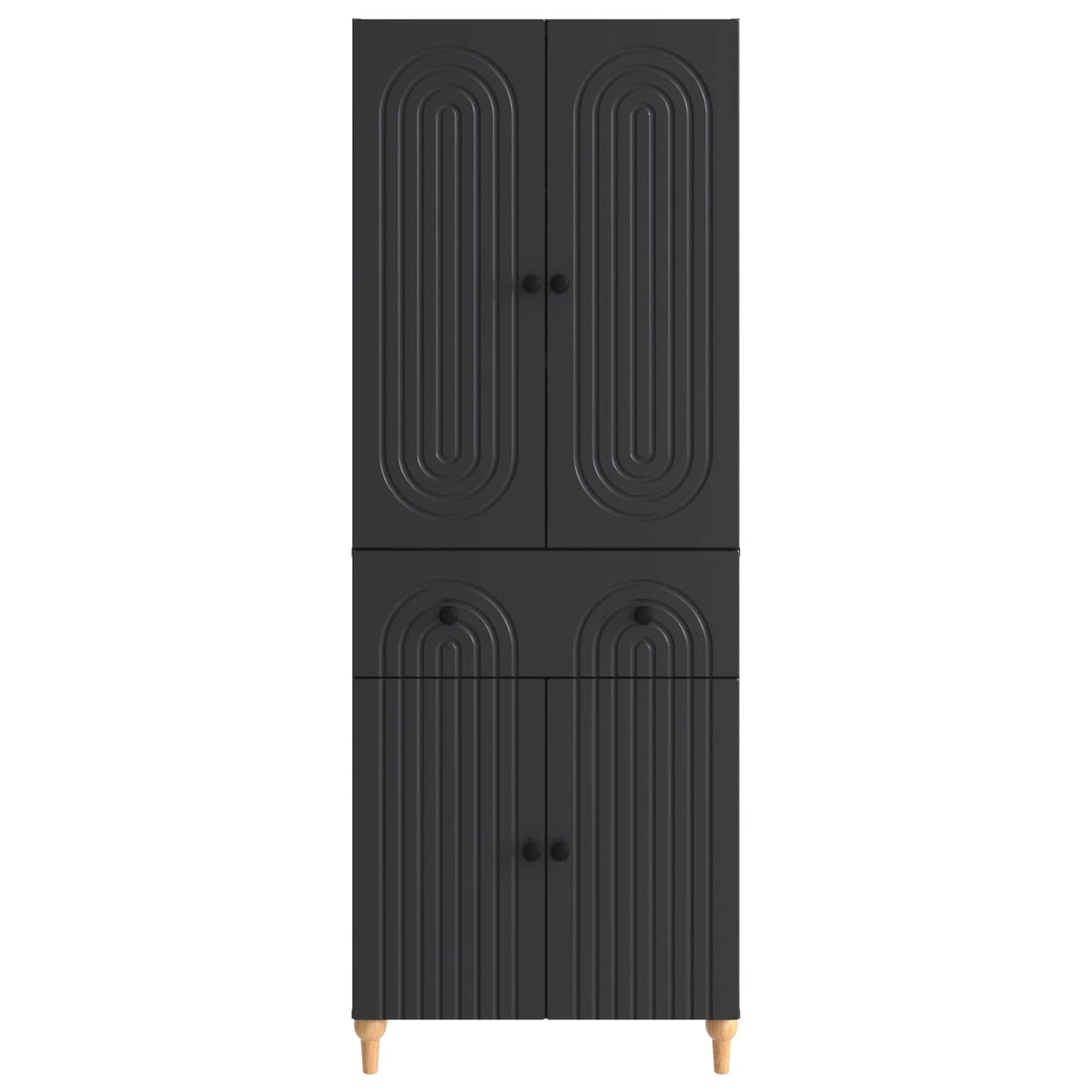 Cabinet Set 2 pcs 66 x 34.5 x 90 cm Engineered Wood