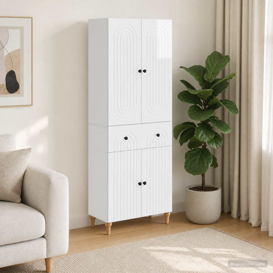 Cabinet Set 2 pcs Engineered Wood