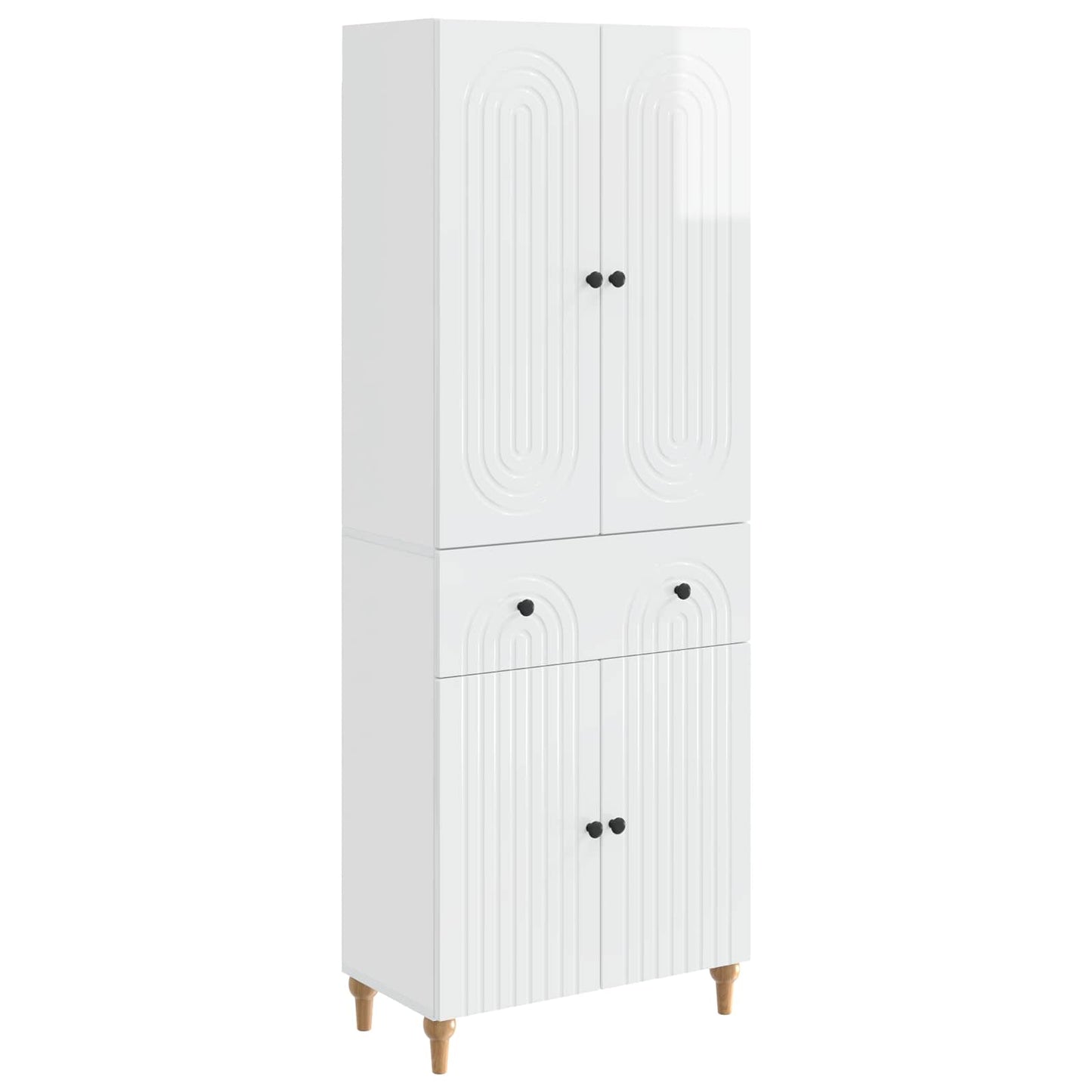 Cabinet Set 2 pcs 66 x 34.5 x 90 cm Engineered Wood