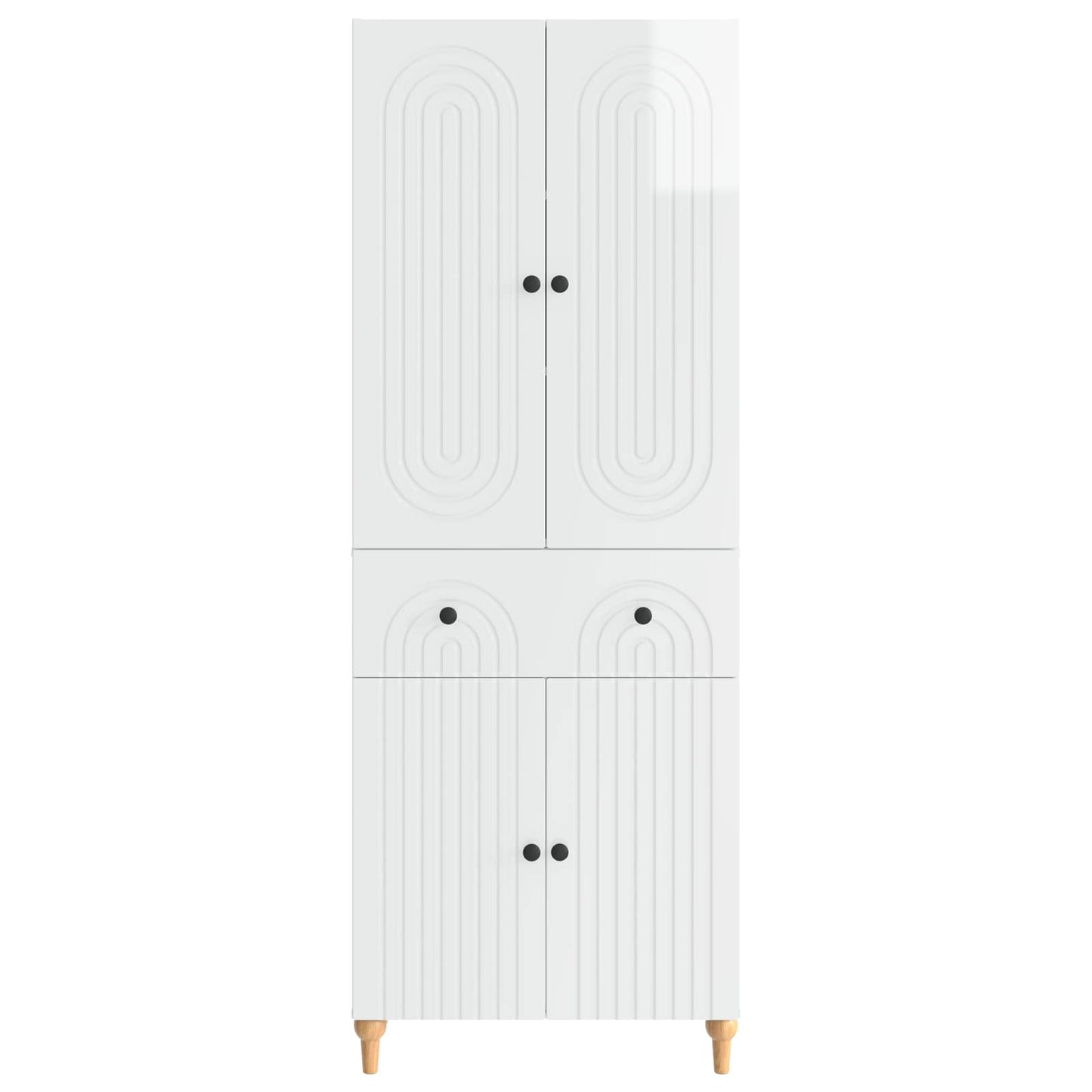 Cabinet Set 2 pcs 66 x 34.5 x 90 cm Engineered Wood