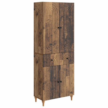 Cabinet Set 2 pcs 66 x 34.5 x 90 cm Engineered Wood