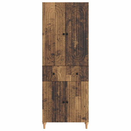 Cabinet Set 2 pcs 66 x 34.5 x 90 cm Engineered Wood