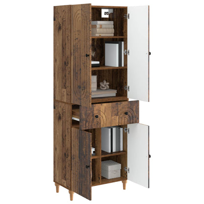 Cabinet Set 2 pcs 66 x 34.5 x 90 cm Engineered Wood