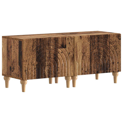 3 Piece LED TV Cabinet Old Wood Engineered Wood