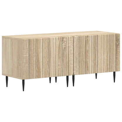 5 Piece LED TV Cabinet Sonoma Oak Engineered Wood