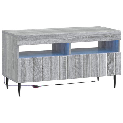 5 Piece LED TV Cabinet Grey Sonoma Engineered Wood