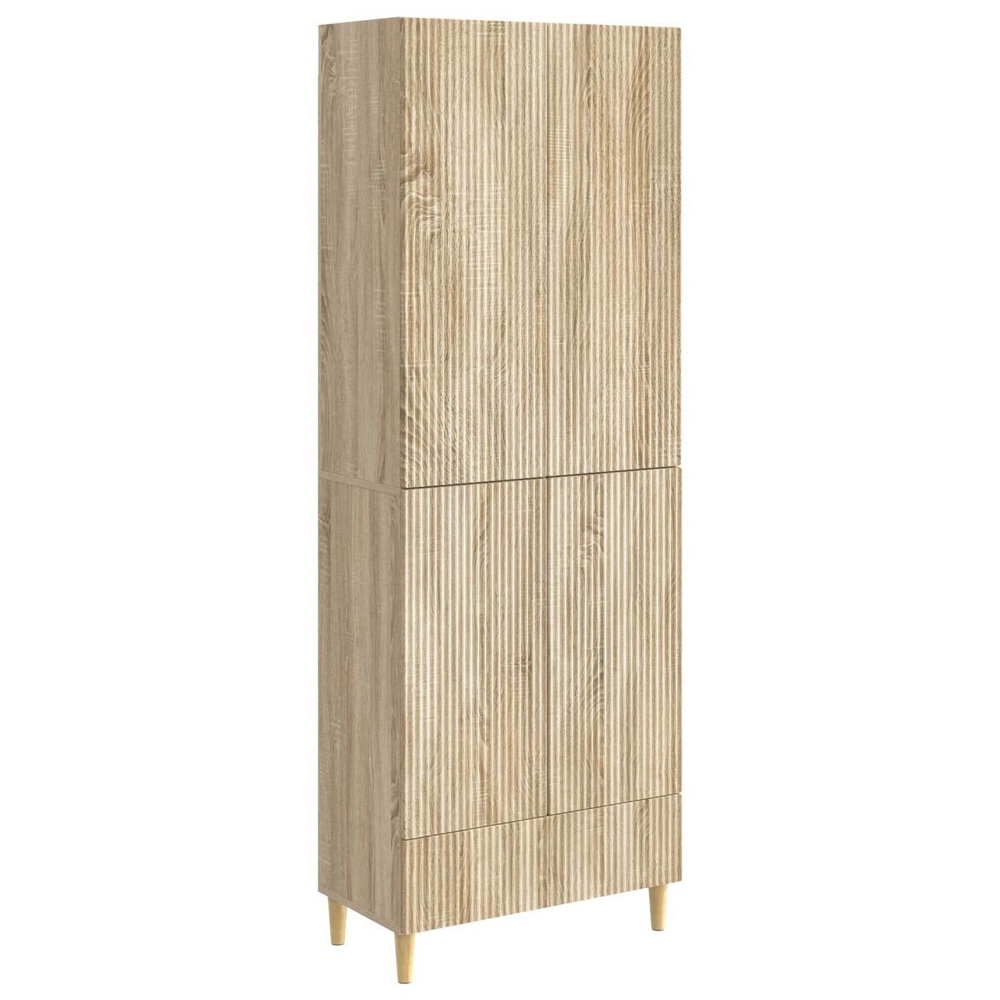 Cabinet Set 2 pcs 66 x 34.5 x 95 cm Engineered Wood