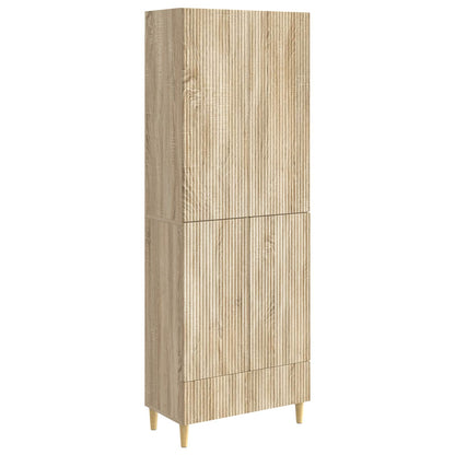 Cabinet Set 2 pcs 66 x 34.5 x 95 cm Engineered Wood