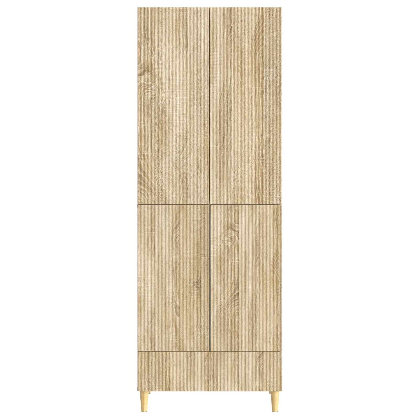 Cabinet Set 2 pcs 66 x 34.5 x 95 cm Engineered Wood