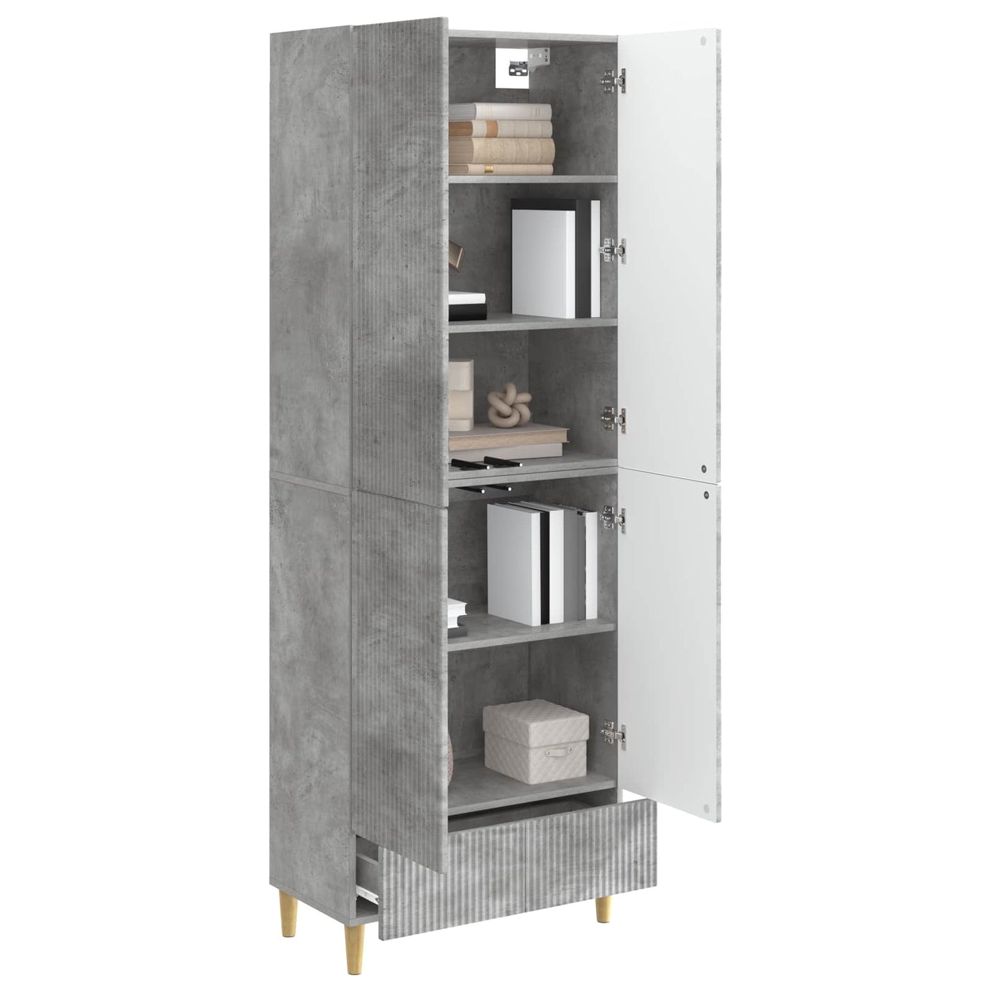 Cabinet Set 2 pcs 66 x 34.5 x 95 cm Engineered Wood