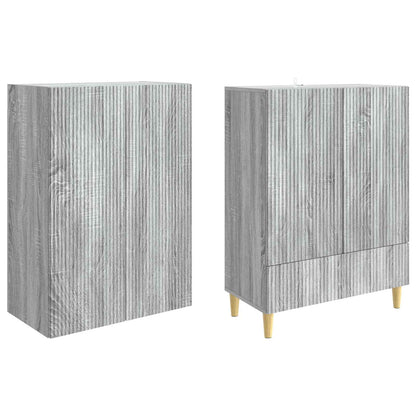 Cabinet Set 2 pcs 66 x 34.5 x 95 cm Engineered Wood