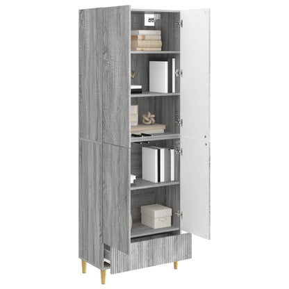 Cabinet Set 2 pcs 66 x 34.5 x 95 cm Engineered Wood