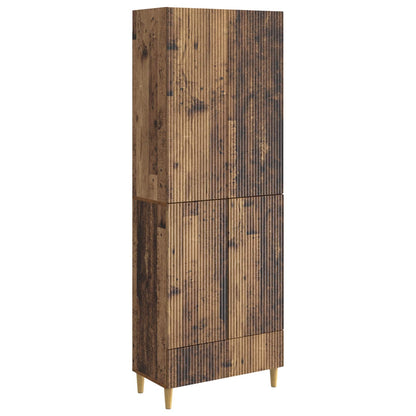 Cabinet Set 2 pcs 66 x 34.5 x 95 cm Engineered Wood