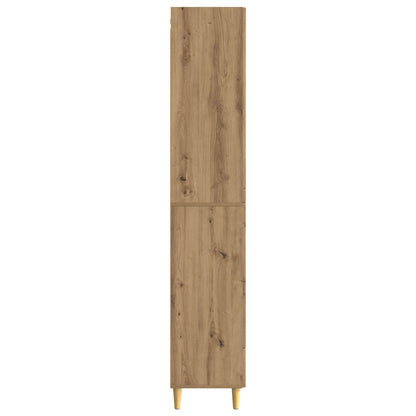 Cabinet Set 2 pcs Artisan Oak 66 x 34.5 x 95 cm Engineered Wood